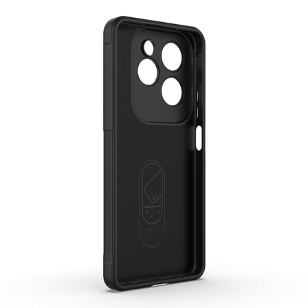 Infinix Hot 40 Pro Uyumlu Kılıf Esnek TPU Oyuklu Arka Yüzey Tasarımlı Zore Etnik Silikon Kapak