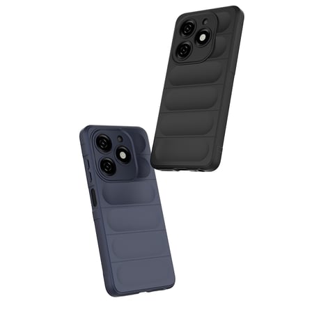 Tecno Spark 20C Uyumlu Kılıf Esnek TPU Oyuklu Arka Yüzey Tasarımlı Zore Etnik Silikon Kapak