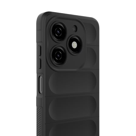 Infinix Hot 40i Uyumlu Kılıf Esnek TPU Oyuklu Arka Yüzey Tasarımlı Zore Etnik Silikon Kapak