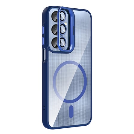 Samsung Galaxy A36 Uyumlu Kılıf Standlı ve Kamera Lens Hediyeli Zore Etro Kapak
