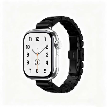 Apple Watch 7 45mm Uyumlu Zore KRD-150 Metal Kordon
