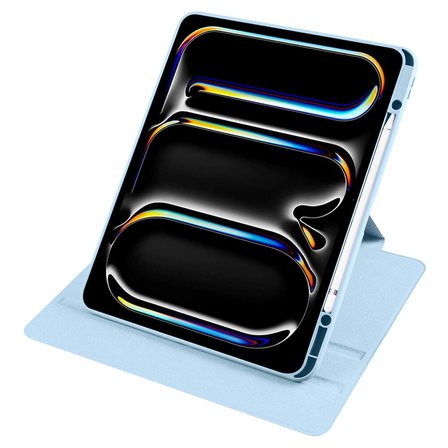 Apple iPad Pro 13 2025 M5 Uyumlu Kılıf Zore Termik Kalem Bölmeli Dönebilen Standlı Kılıf