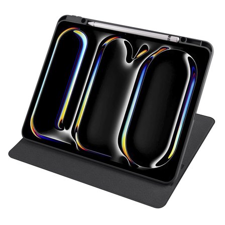 Apple iPad Pro 13 2025 M5 Uyumlu Kılıf Zore Termik Kalem Bölmeli Dönebilen Standlı Kılıf