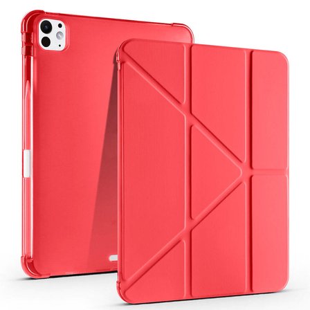 Apple iPad Pro 11 2025 M5 Uyumlu Kılıf Zore Tri Folding Kalem Bölmeli Standlı Kılıf