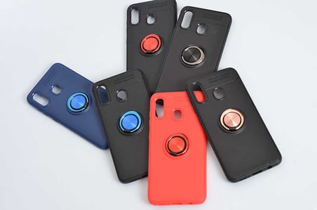 Samsung Galaxy A20 Uyumlu Kılıf Zore Ravel Silikon Kapak