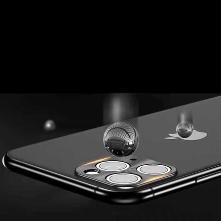 Apple iPhone 11 Pro Max Uyumlu Zore Metal Kamera Koruyucu