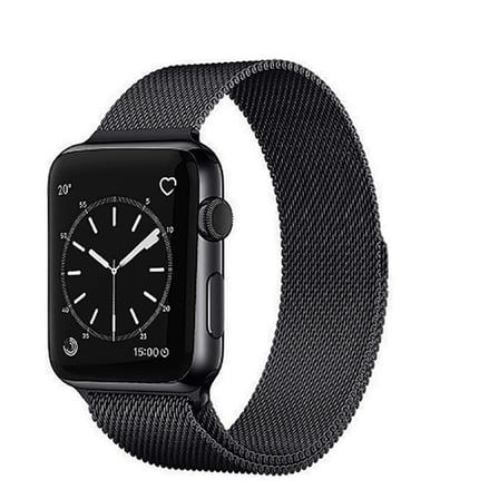 Apple Watch 40mm Uyumlu Kordon Hasır Metal Mıknatıslı Örgü Zore KRD-01 Kayış