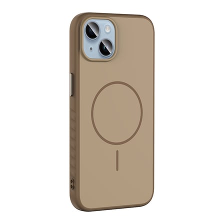Apple iPhone 14 Uyumlu Kılıf M-safe Şarj Özellikli Zore Tea Kapak