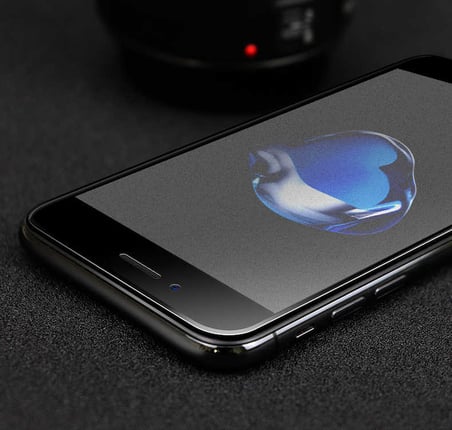 Apple iPhone SE 2020 Uyumlu Zore Anti-Dust Mat Privacy Temperli Ekran Koruyucu