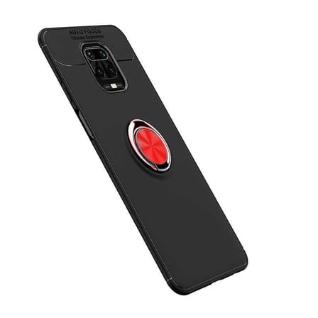 Xiaomi Redmi Note 9 Pro Uyumlu Kılıf Silikon Yüzüklü Yumuşak Zore Ravel Kapak