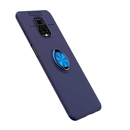 Xiaomi Redmi Note 9 Pro Uyumlu Kılıf Silikon Yüzüklü Yumuşak Zore Ravel Kapak