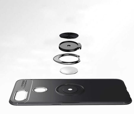 Oppo A12 Uyumlu Kılıf Zore Ravel Silikon Kapak