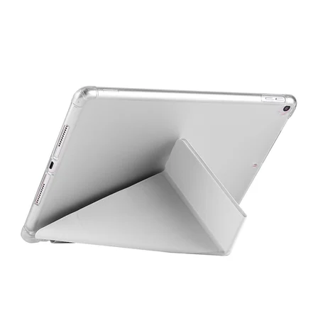Apple iPad Pro 10.5 (7.Nesil) Uyumlu Kılıf Zore Tri Folding Kalem Bölmeli Standlı Kılıf