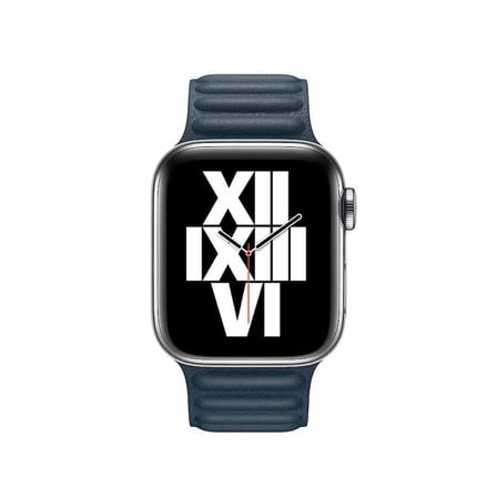 Apple Watch 38mm Uyumlu Kordon Suni Deri Baklalı KRD-34 Kayış