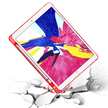 Apple iPad 10.2 2021 (9.Nesil) Uyumlu Kılıf Zore Tri Folding Kalem Bölmeli Standlı Kılıf