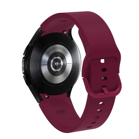 Samsung Galaxy Watch 4 Classic 42mm Uyumlu Kordon Silikon Spor Görünümlü Esnek Yumuşak KRD-50 Kayış
