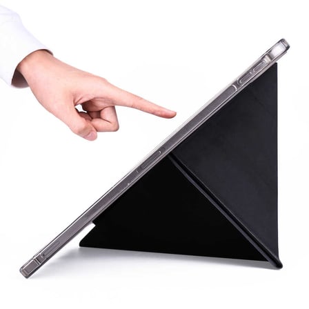Apple iPad Pro 12.9 2021 (5.Nesil) Uyumlu Kılıf Zore Tri Folding Kalem Bölmeli Standlı Kılıf