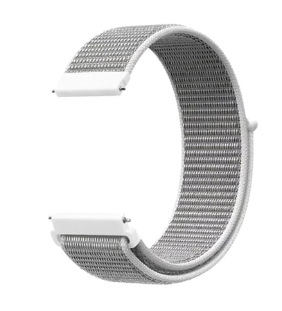 Huawei Watch GT 3 46mm Uyumlu Kordon Hasır Örgü Cırt Cırtlı Terletmeyen Zore KRD-03 Kumaş Kayış