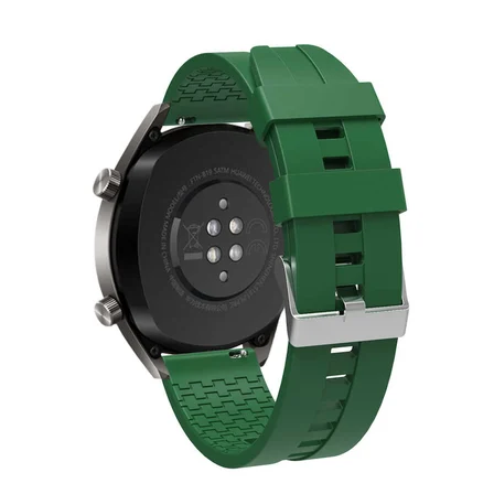 Huawei Watch GT 3 46mm Uyumlu Kordon Silikon Yumuşak Esnek Sportif KRD-23 Kayış