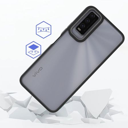 Vivo Y20S Uyumlu Kılıf Zore Flora Kapak