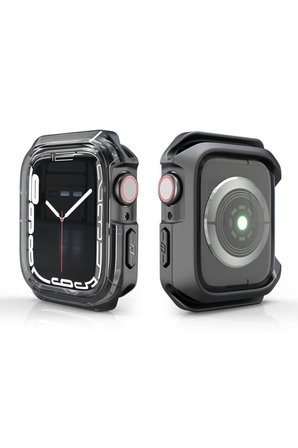 Apple Watch 40mm Uyumlu Zore Watch Gard 08 Sert PC + Silikon Koruyucu