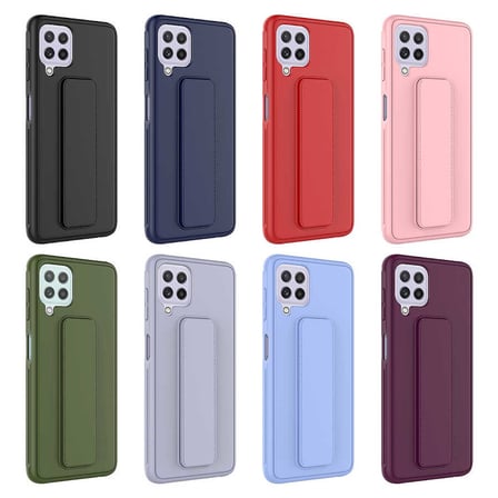 Samsung Galaxy M22 Uyumlu Kılıf Zore Qstand Kapak