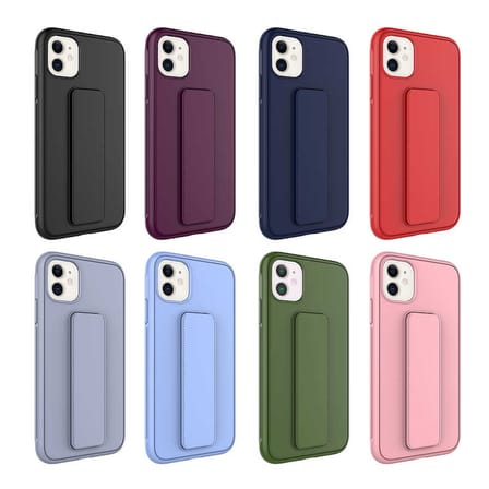 Apple iPhone 12 Uyumlu Kılıf Zore Qstand Kapak