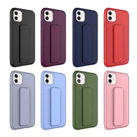 Apple iPhone 12 Uyumlu Kılıf Zore Qstand Kapak