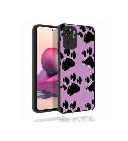 Xiaomi Redmi Note 10S Uyumlu Kılıf Desenli Kamera Korumalı Parlak Zore Nora Kapak