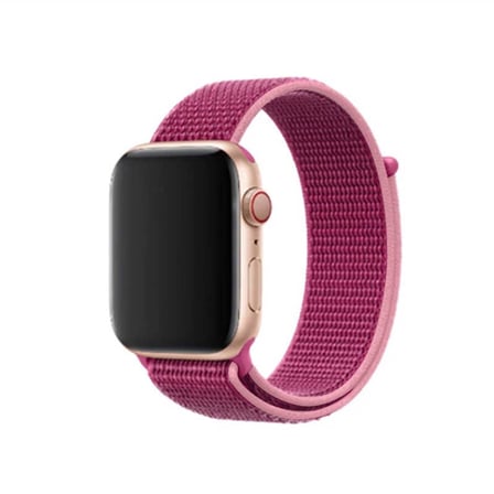 Apple Watch Ultra 49mm Uyumlu Kordon Hasır Örgü Cırt Cırtlı Terletmeyen Zore KRD-03 Kumaş Kayış