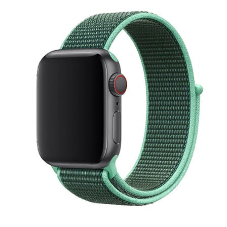 Apple Watch Ultra 49mm Uyumlu Kordon Hasır Örgü Cırt Cırtlı Terletmeyen Zore KRD-03 Kumaş Kayış