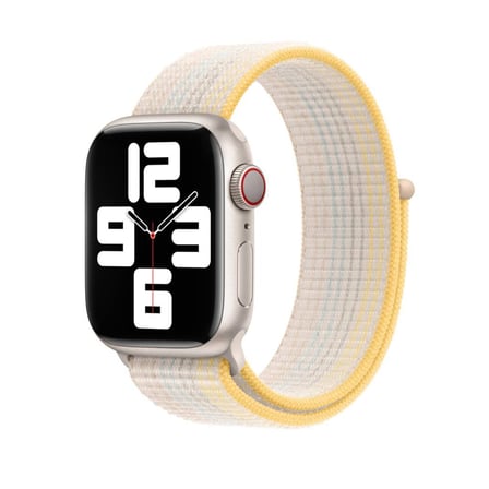 Apple Watch Ultra 49mm Uyumlu Kordon Hasır Örgü Cırt Cırtlı Terletmeyen Zore KRD-03 Kumaş Kayış