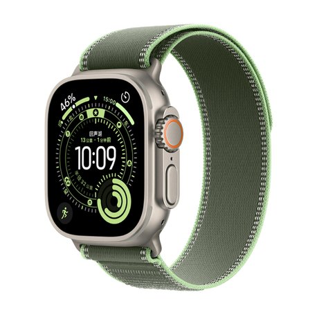 Apple Watch 7 45mm Uyumlu Kordon Trail Loop Hasır Yumuşak Kumaş Zore KRD-77 Kayış