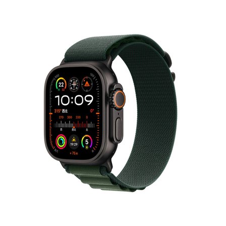 Apple Watch Ultra 49mm Uyumlu Kordon Alpine Hasır Örgü Zore KRD-74 Kumaş Kayış