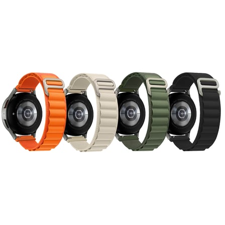 Huawei Watch GT 3 46mm 22mm Uyumlu Kordon Alpine Hasır Örgü Zore KRD-74 Kumaş Kayış