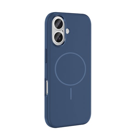Apple iPhone 16 Uyumlu Kılıf M-Safe Şarj Özellikli Metal Kamera Çerçeveli Zore Edi Silikon Kapak