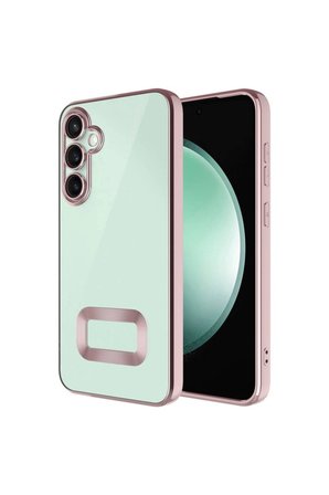 Samsung Galaxy S23 FE Uyumlu Kılıf Kamera Korumalı Logo Gösteren Zore Omega Kapak