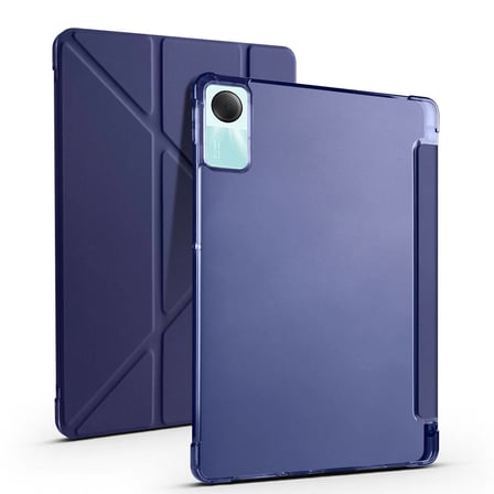 Xiaomi Redmi Pad SE Uyumlu Kılıf Zore Tri Folding Kalem Bölmeli Standlı Kılıf