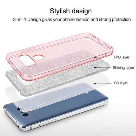 LG G6 Uyumlu Kılıf Zore Shining Silikon