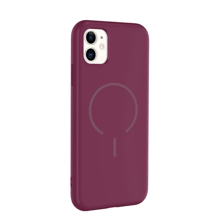 Apple iPhone 11 Uyumlu Kılıf M-safe Şarj Özellikli Zore Meta Kapak