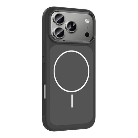 Apple iPhone 17 Pro Uyumlu Kılıf M-Safe Şarj Özellikli Metal Kamera Çerçeveli Zore Sanremo Silikon Kapak