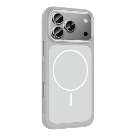 Apple iPhone 17 Pro Uyumlu Kılıf M-Safe Şarj Özellikli Metal Kamera Çerçeveli Zore Sanremo Silikon Kapak