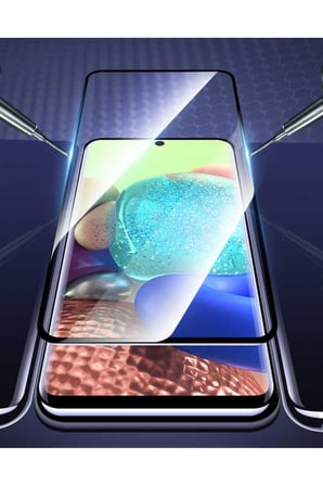 Samsung Galaxy S23 FE Uyumlu Zore Kenarları Kırılmaya Dayanıklı Cam Ekran Koruyucu