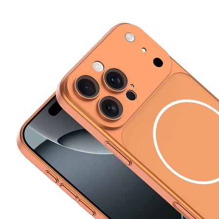 Apple iPhone 14 Pro Uyumlu Kılıf Zore M-Safe Şarj Özellikli Kamera Korumalı Spark Kapak