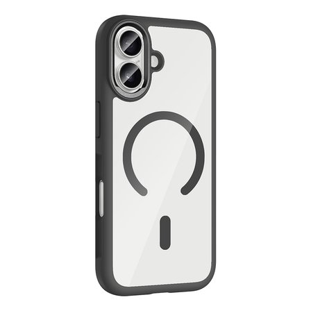 Apple iPhone 17 Uyumlu Kılıf M-Safe Şarj Özellikli Metal Kamera Çerçeveli Zore Tiko Kapak