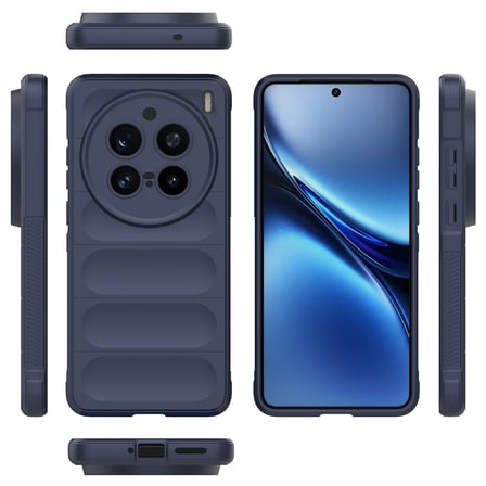 Vivo X200 Pro Uyumlu Kılıf Esnek TPU Oyuklu Arka Yüzey Tasarımlı Zore Etnik Silikon Kapak