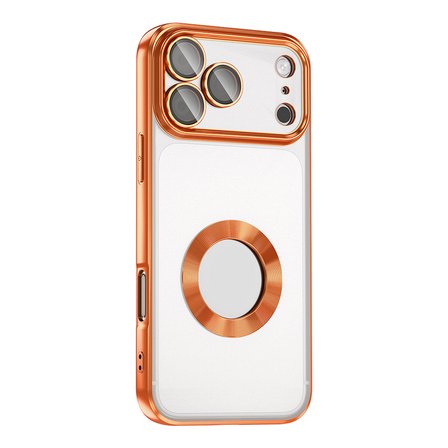 Apple iPhone 17 Pro Max Uyumlu Kılıf Kamera Korumalı Logo Gösteren Zore Omega Kapak
