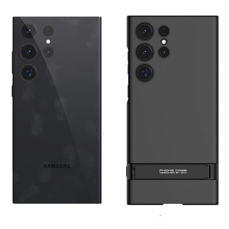 Samsung Galaxy S24 Ultra Uyumlu Kılıf Zore Kamera Korumalı Dikey Standlı Ays Kapak