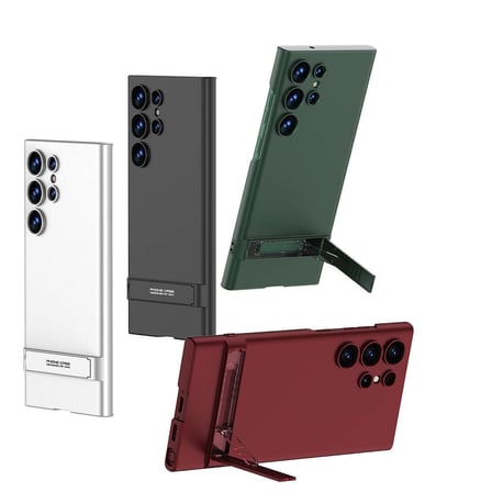 Samsung Galaxy S24 Ultra Uyumlu Kılıf Zore Kamera Korumalı Dikey Standlı Ays Kapak