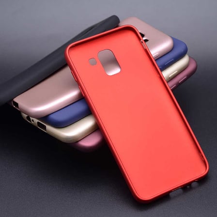 Samsung Galaxy J6 Uyumlu Kılıf Zore Premier Silikon Kapak